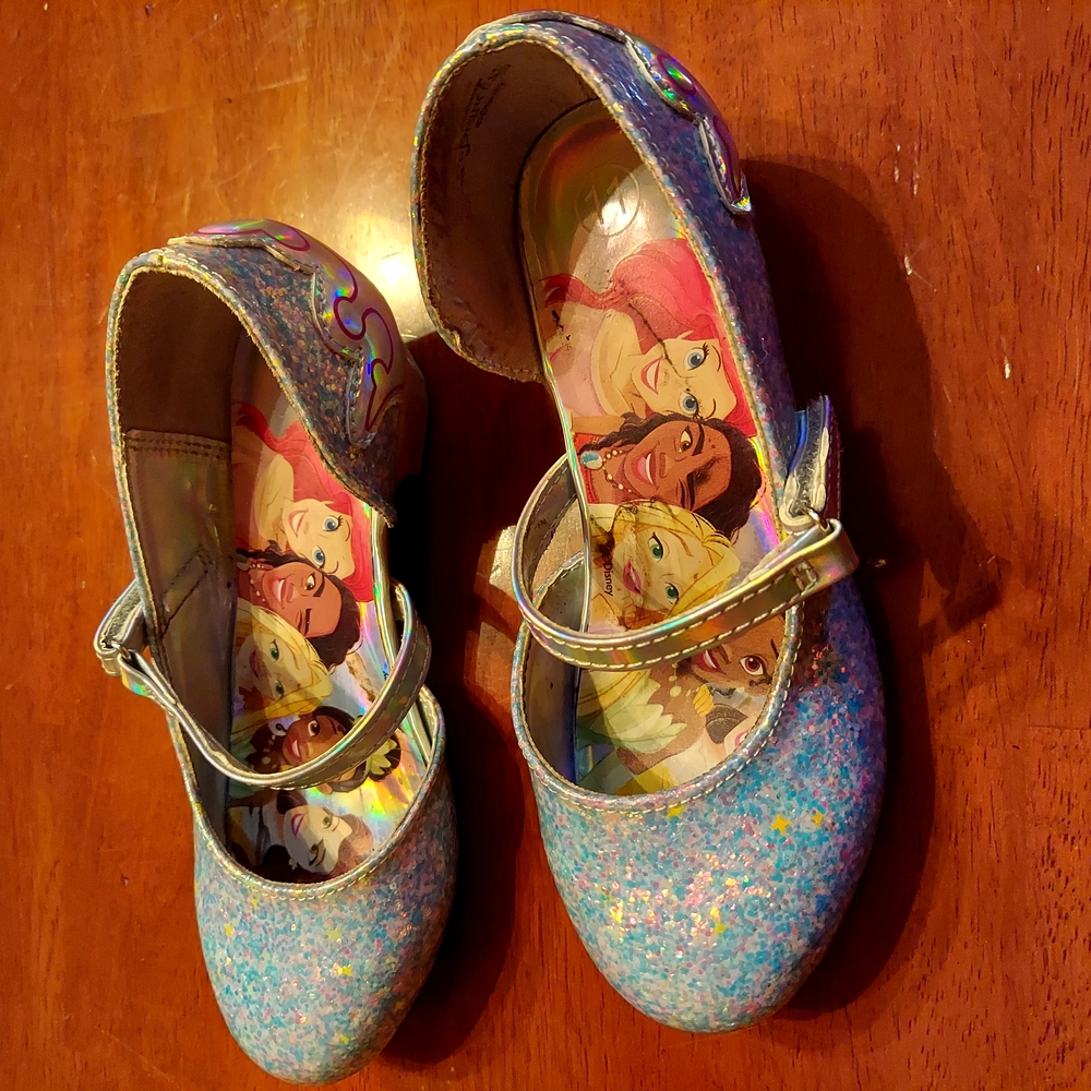 Disney Princess Glittery Kids Shoes